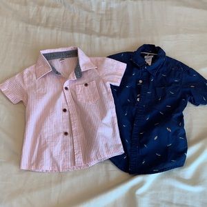 2 Button down shirts. 3T